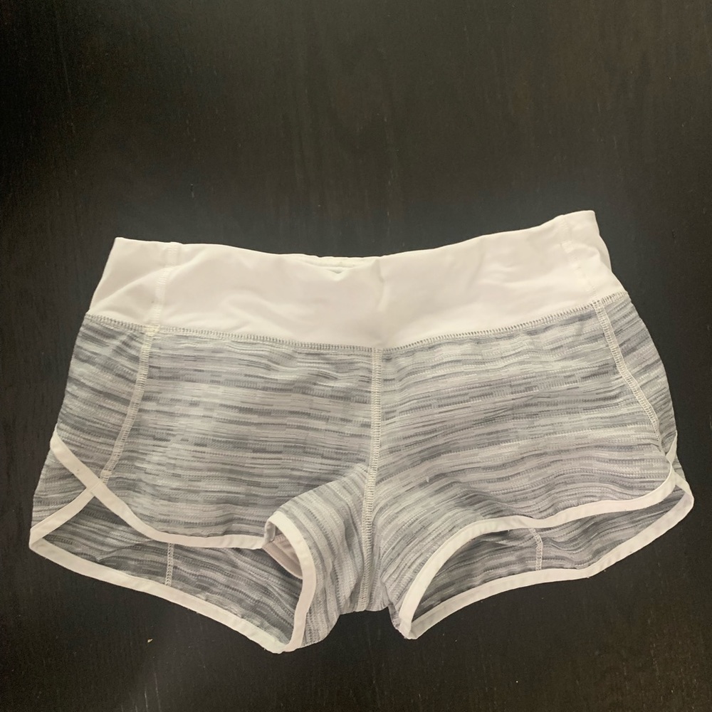 Gray lululemon shorts